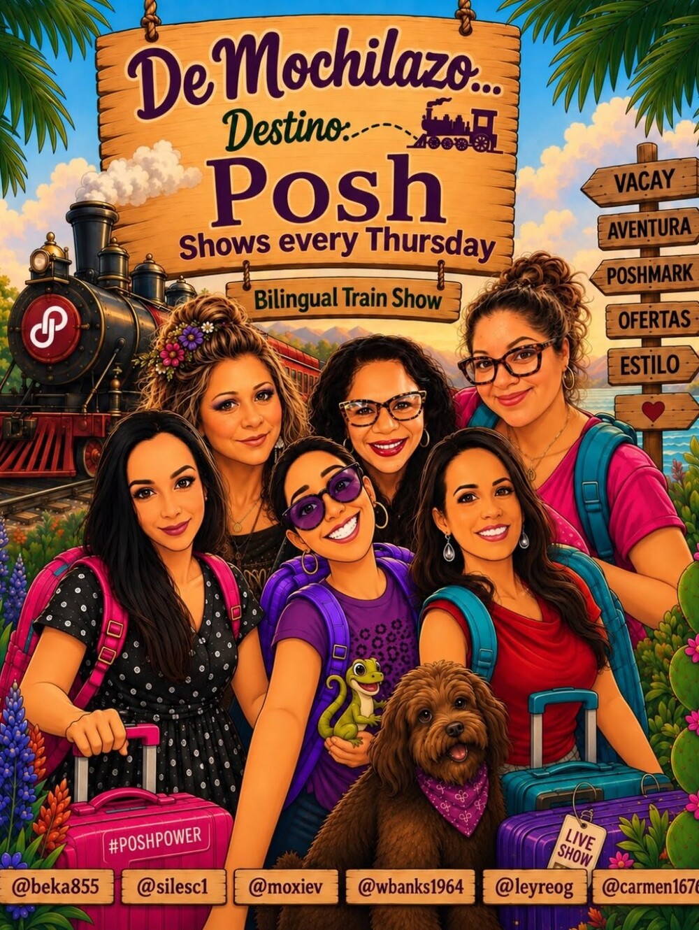 Vamonos De Mochilazo! Tren De Share Show En Español E Ingles. - Picture 2 of 2